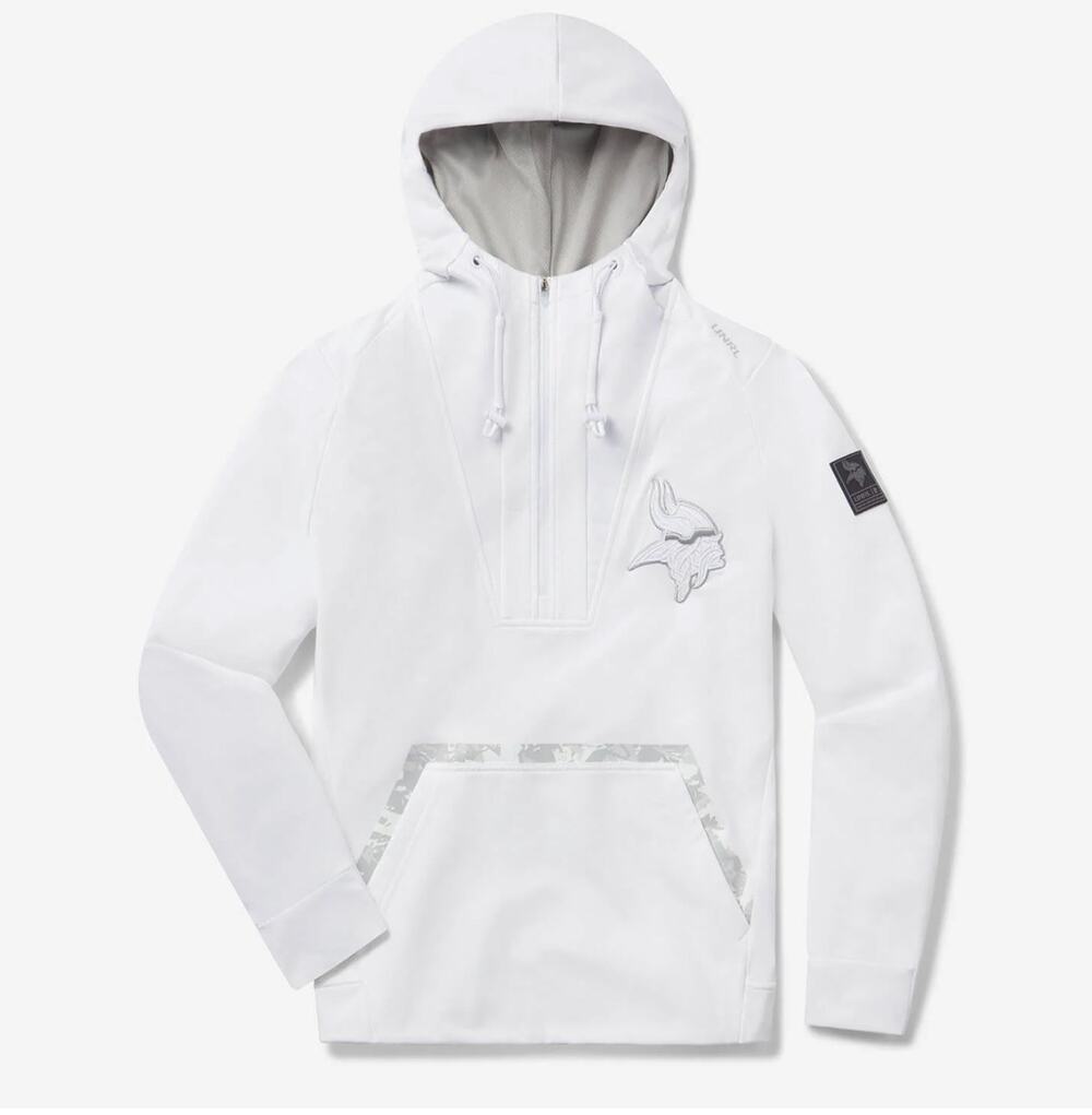 UNRL x Minnesota Vikings Crossover Half-Zip No. 6 Whiteout Edition Small